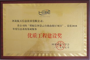 河北航信喜獲信息系統(tǒng)集成服務(wù)能力成熟度標(biāo)準(zhǔn)符合性證書